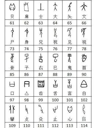 甲骨文识字对照表:解锁汉字三千年的象形密码