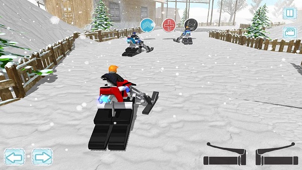 雪地摩托车驾驶