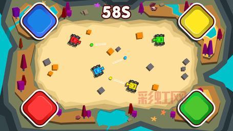 四人坦克大战：经典多人对战射击游戏免费下载