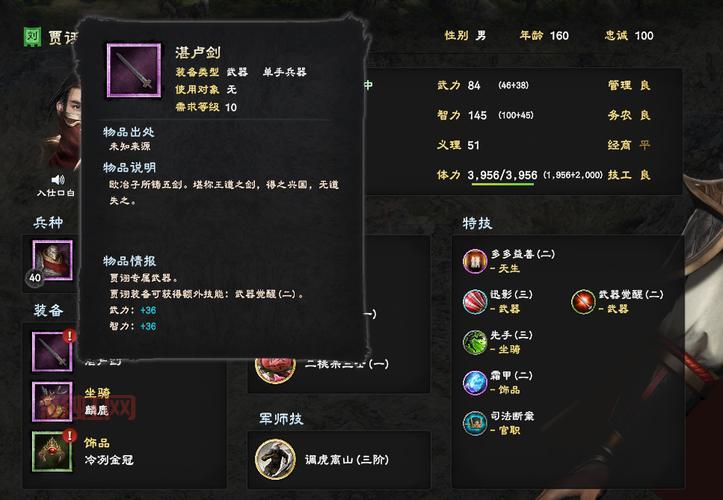 三国群英传8武器属性解析:最强武器排名与使用技巧