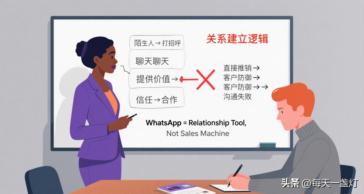 加了客户WhatsApp，却聊不下去？90%你忽略了这3步