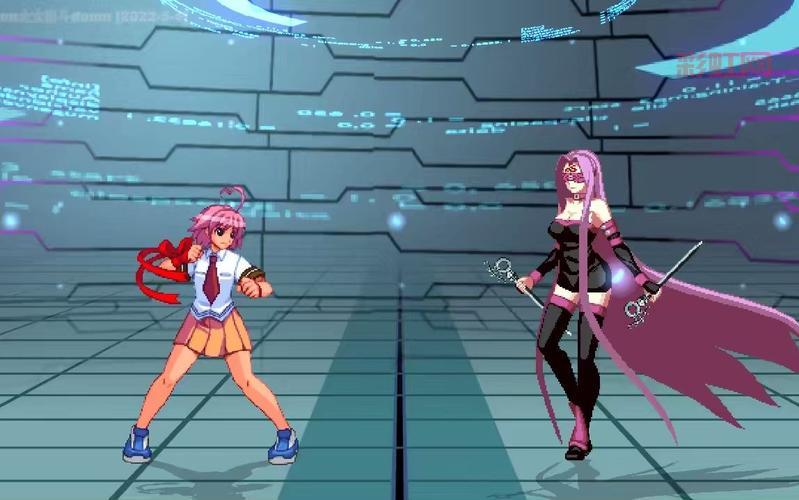 Mugen格斗游戏全女格斗,经典动画角色重现,体验刺激格斗乐趣