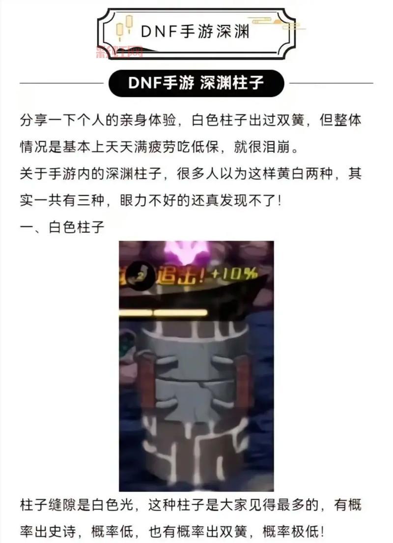 dnf深渊爆粉技巧分享，老玩家告诉你怎么刷图！