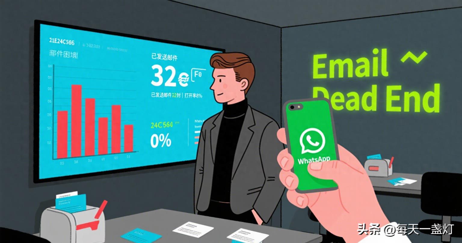 一个小技巧：老外邮箱竟然能反查出WhatsApp！