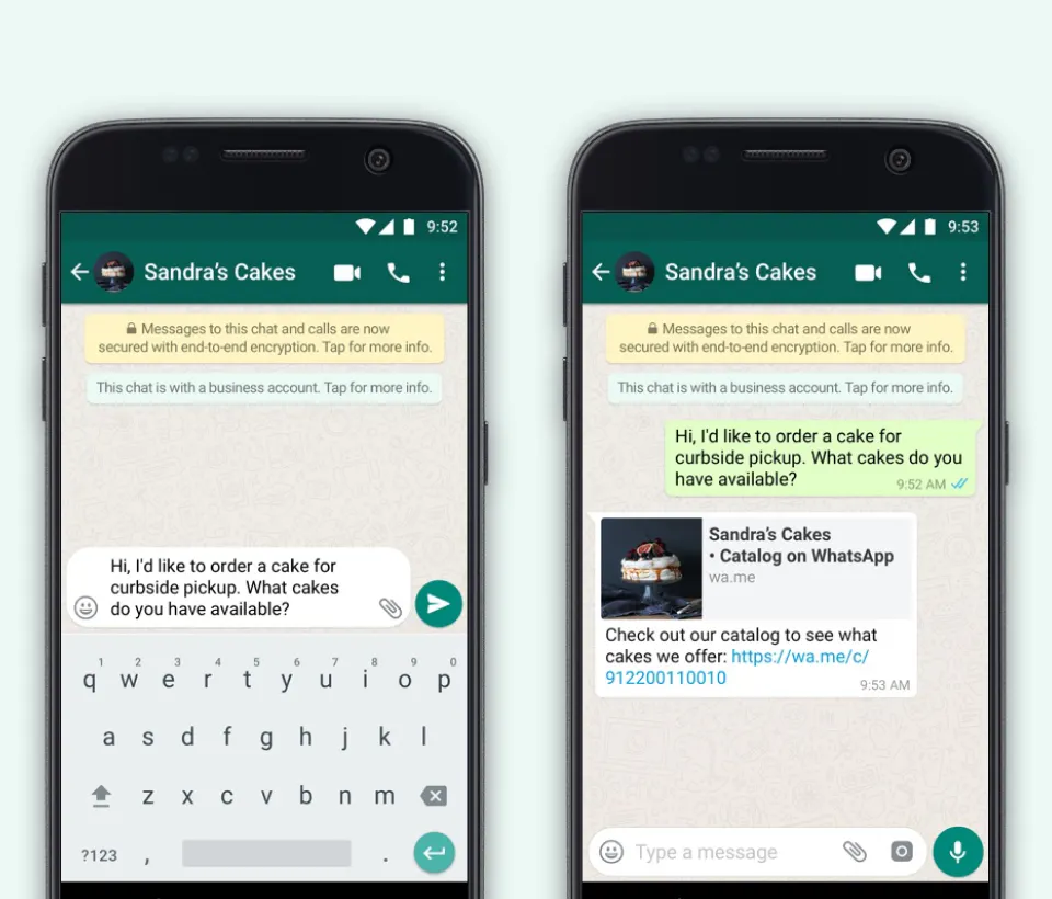 WhatsApp 产品目录：WhatsApp 对话中浏览商品和购物
