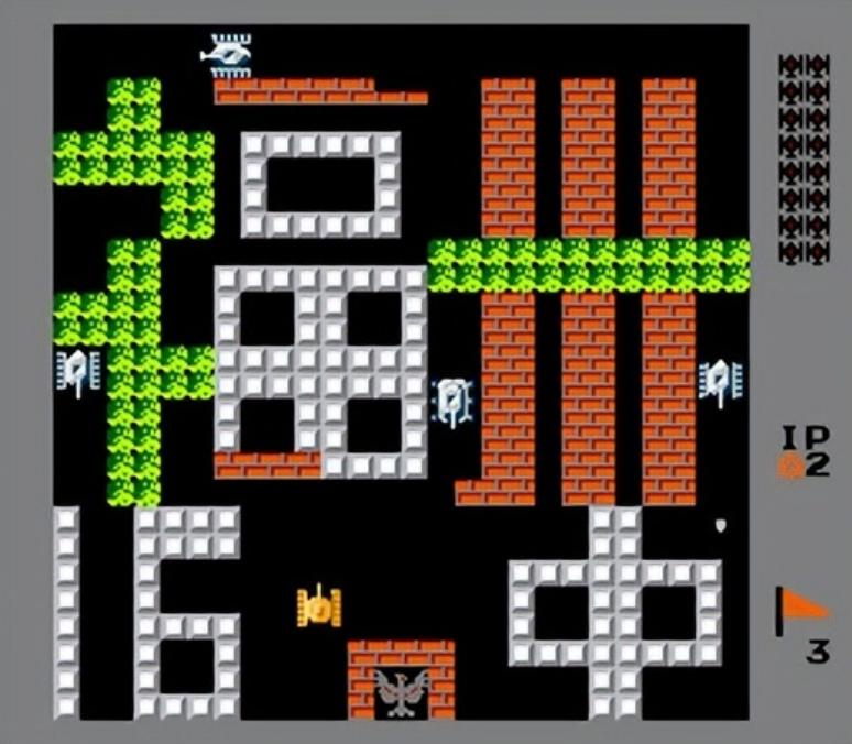 FC游戏《坦克大战》就得这么修，整不死队友就炸基地