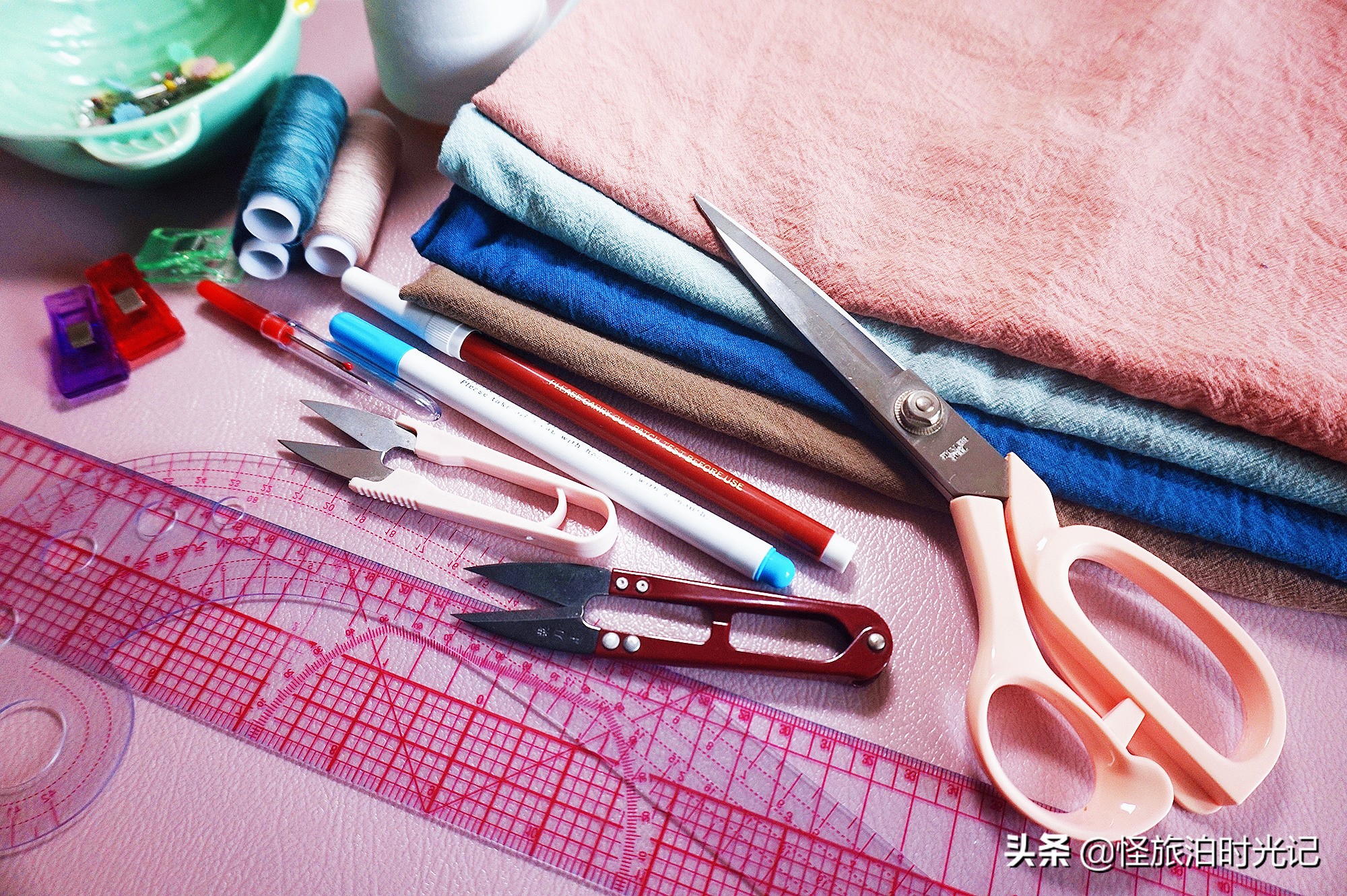 自学做衣服常用的工具集合,新手一定要有啊