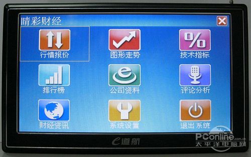 睛彩导航的导航系统较为完善的只有来自四维图新的导航系统，所以