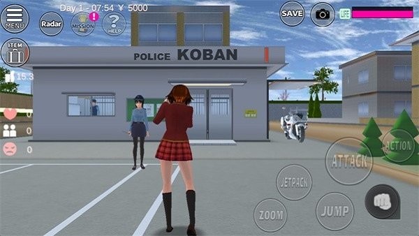 樱花校园模拟器 英文版2025