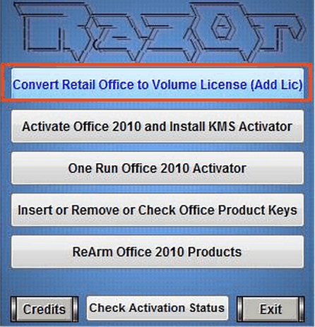 office 2010注册机怎么用