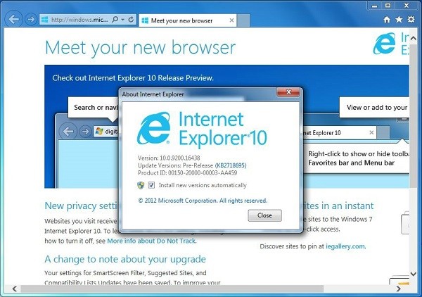 Internet Explorer 9.0(64位)
