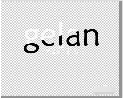 PS黑白字怎么做 PS反相制作黑白对半字体步骤