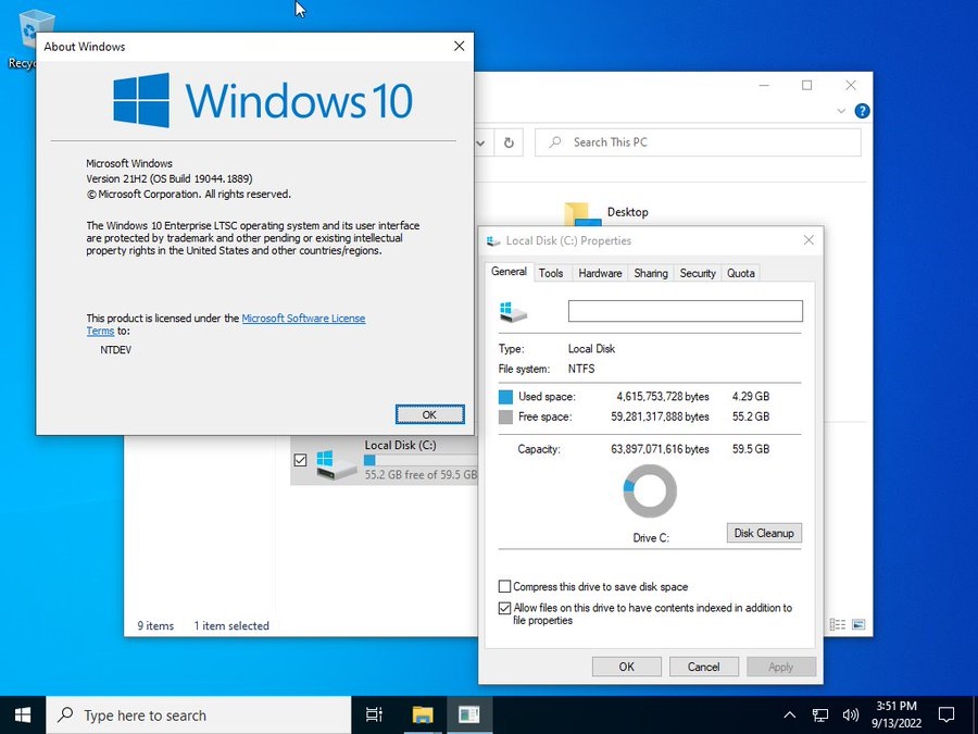 旧机福音：极限精简Windows 10系统Tiny10升级 C盘仅占4.3GB
