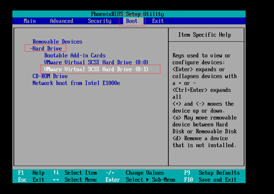 虚拟机中安装ＧＨＯ文件配置说明
