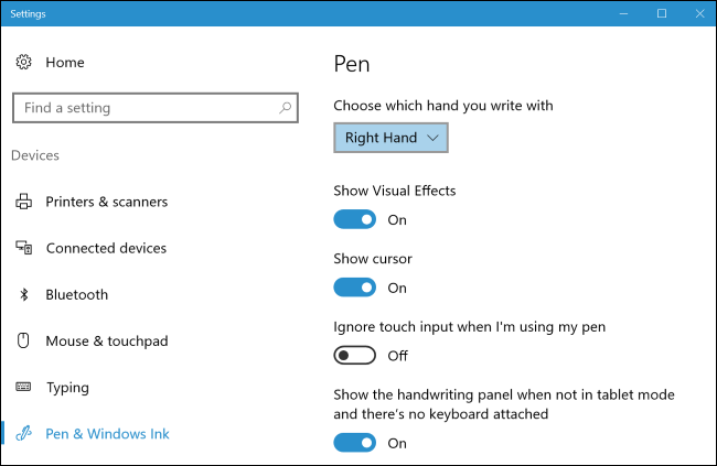 如何在Windows 10上使用手写输入