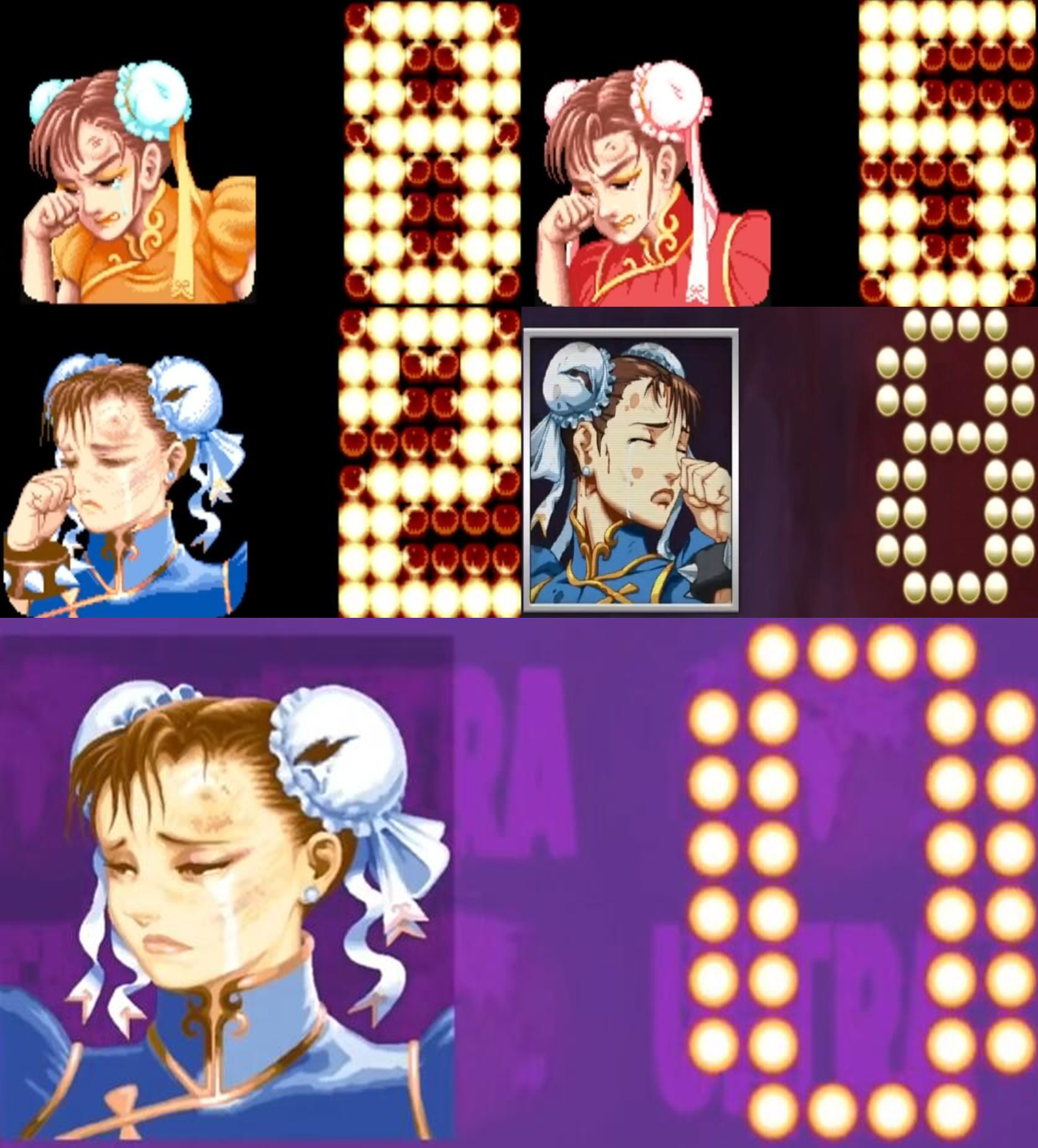 春丽战败画面曝光，我见犹怜的感觉啊！