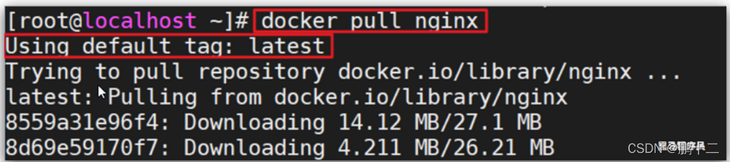 服务端(server)：Docker守护进程，负责处理Docker指令，管理镜像、容器等