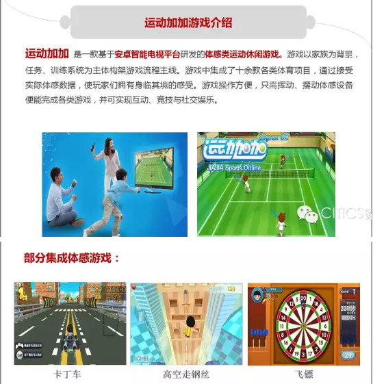 从运动加加看TV游戏的未来——中信电视互联网“产