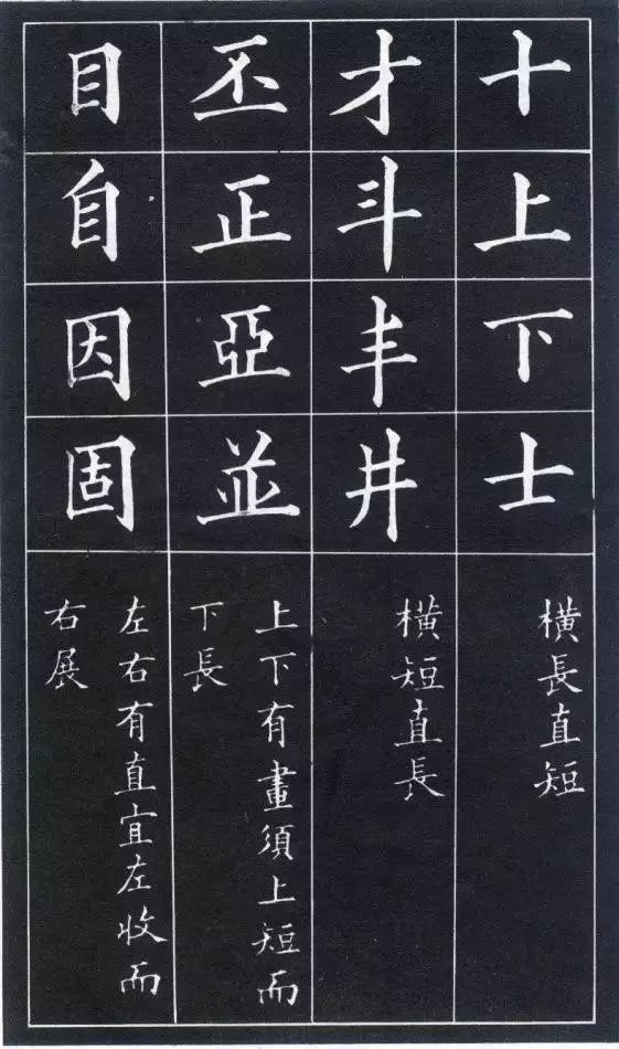 黄自元楷书间架结构九十二法，建议收藏！