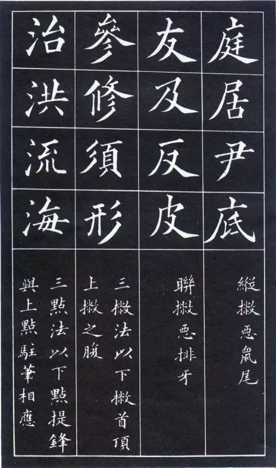 黄自元楷书间架结构九十二法，建议收藏！