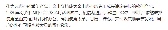 月活用户突破2.38亿！越来越红的WPS，能否取代微软 Office？