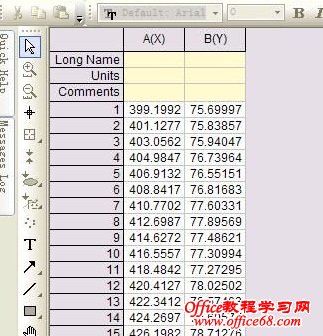 CSV格式文件的数据如何导入Origin软件