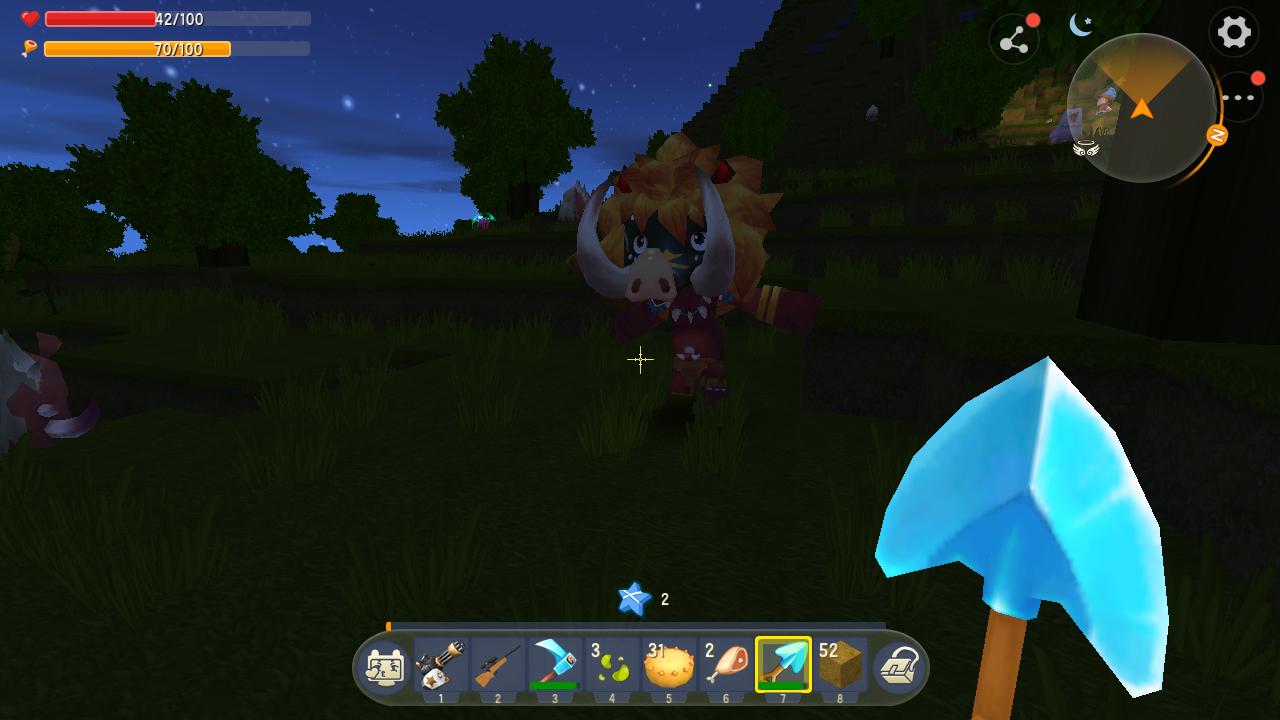 迷你世界:生存模式夜晚怎么过?主动引战是下策,大神最爱用这招