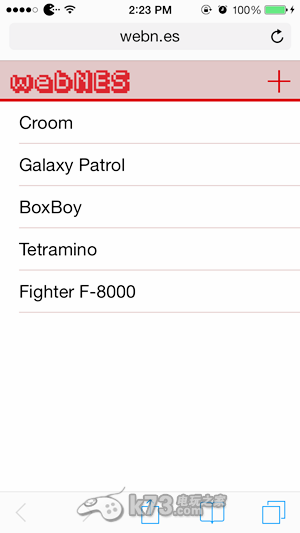 ios fc模拟器webNES使用图文教程
