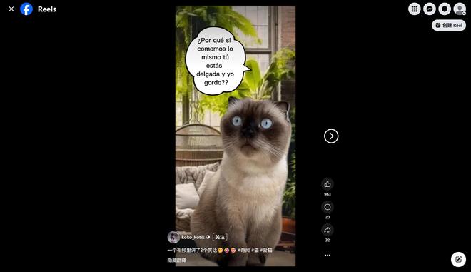 Reels再上黑科技!短视频AI翻译可对口型,Meta短视频支棱起来了