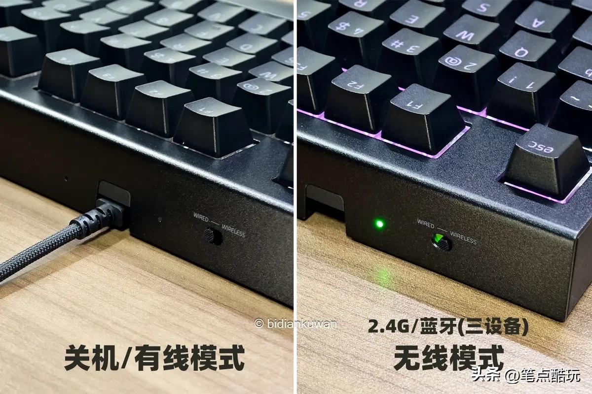 TOP结构+客制化+三模无线：雷蛇黑寡妇蜘蛛V4竞技极速版上手体验