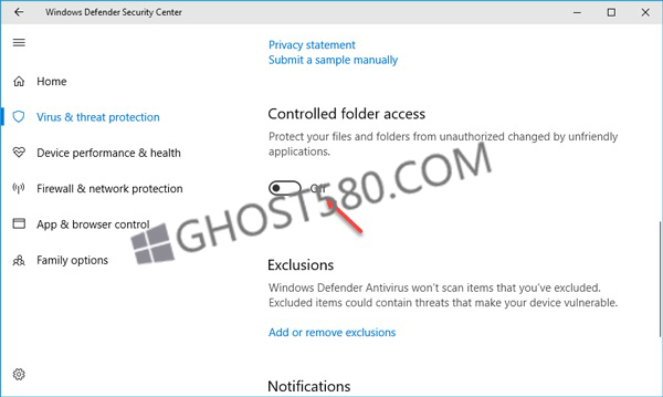 如何在Windows 10中使用受控文件夹访问