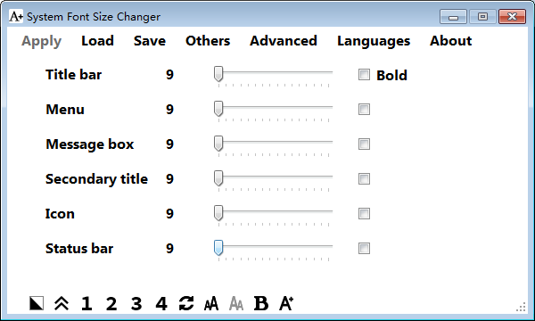 System Font Size Changer软件特色