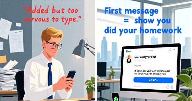 WhatsApp加了客户，不敢开口？90%的新人都卡在这！