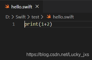 在Windows下编写swift程序