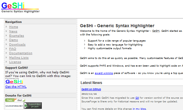 代码高亮插件工具介绍 15款任你挑选