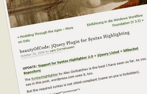 代码高亮插件工具介绍 15款任你挑选