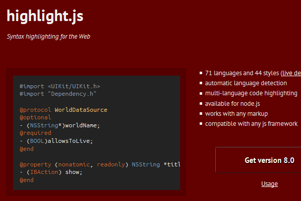 代码高亮插件工具介绍 15款任你挑选
