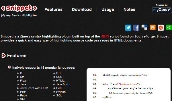 代码高亮插件工具介绍 15款任你挑选