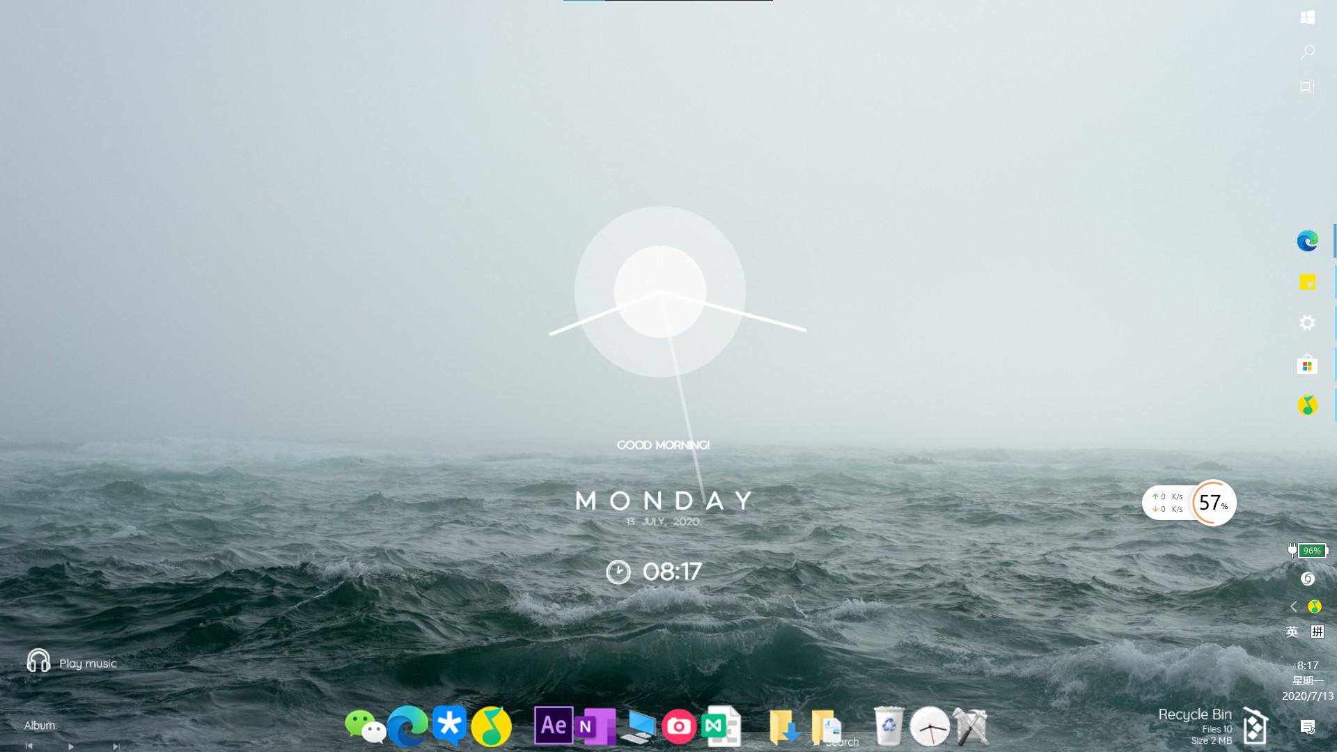 win10桌面风格看腻了，换个dock栏试试？