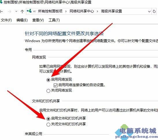 电脑系统城教你win10共享电脑其他电脑无法显示怎么办?