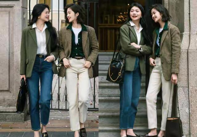 女生春日穿搭72套，“牛仔裤”才是最时髦的打扮，简约大气