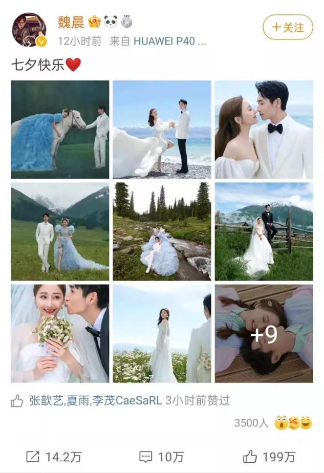 成名不膨胀，数十年如一日宠素人老婆，专一且痴情的魏晨太难得