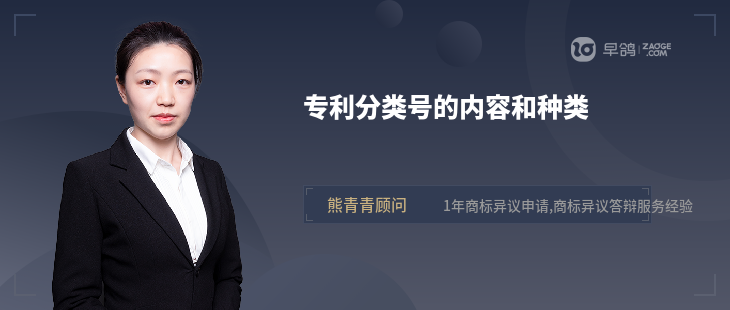 专利分类号的内容和种类