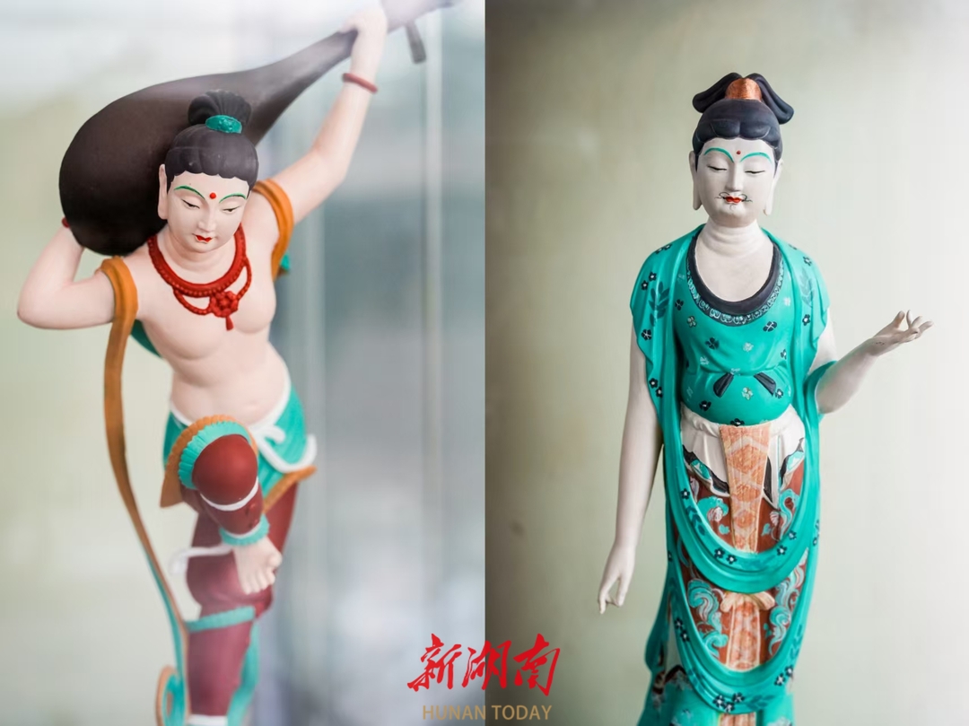 新展丨在长沙“湘遇”敦煌，专家解读壁画彩塑绚丽千年秘诀
