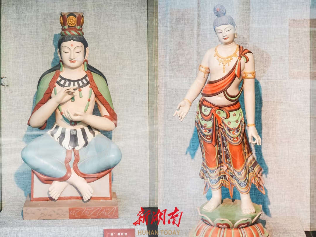 新展丨在长沙“湘遇”敦煌，专家解读壁画彩塑绚丽千年秘诀