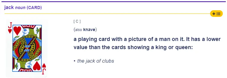 扑克牌K是King，Q是Queen，那么 J 代表哪个词？