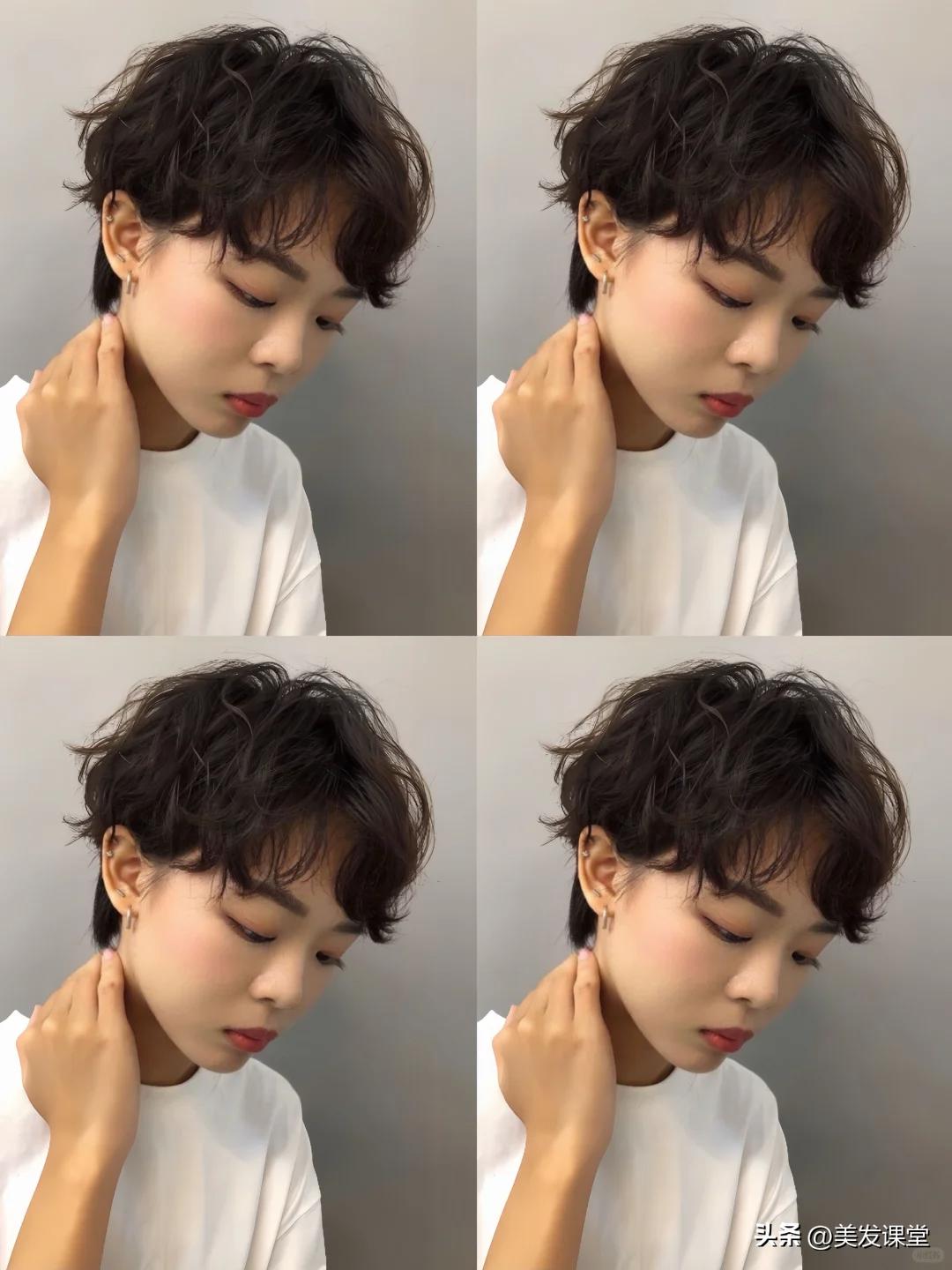 2025短发掀起了“翘头烫发”的潮流，可盐可甜，非常减龄显年轻