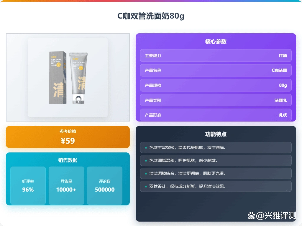 2026洗面奶排名前十的品牌盘点！告别油腻