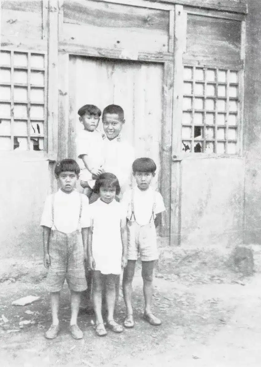 这是翁帆和杜致礼、杜致礼妹妹及三个继子3张合影，她俩都像婆婆