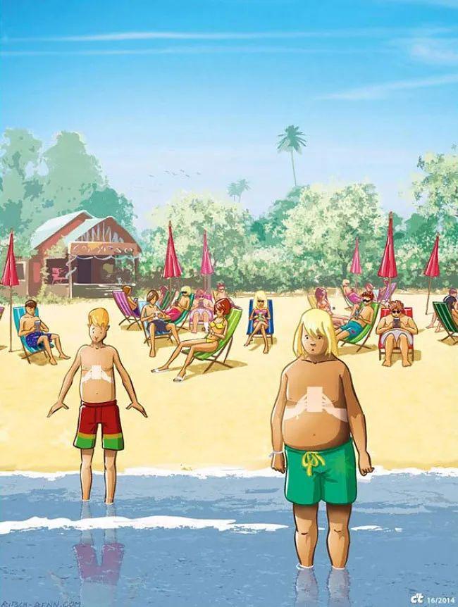 低头族的日常:20张讽刺插画戳中你的生活真相!